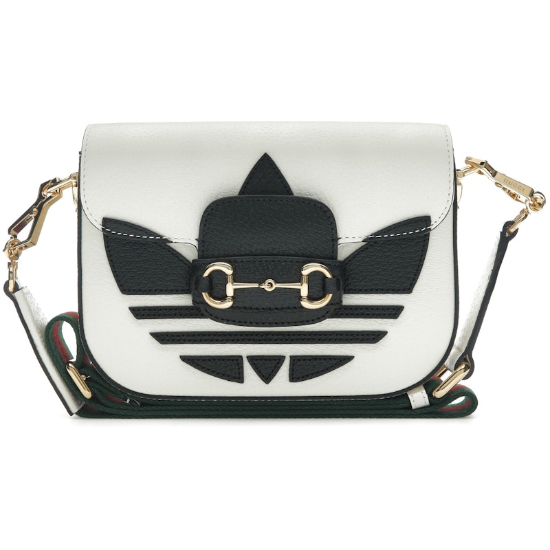 Gucci x adidas Horsebit 1955 Shoulder Bag White/Black