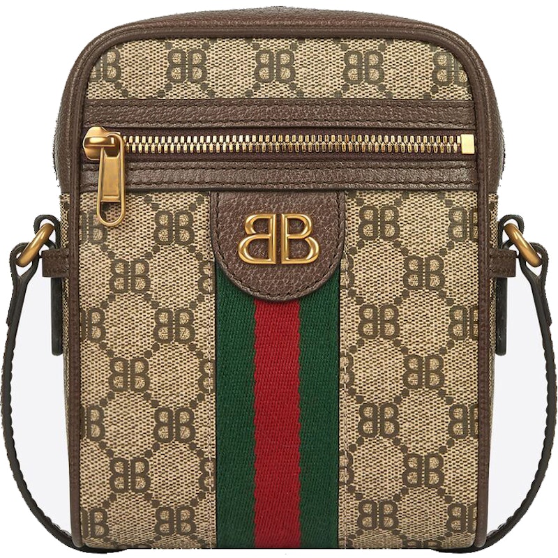 Gucci x Balenciaga The Hacker Project Shoulder Zip Bag Beige 1