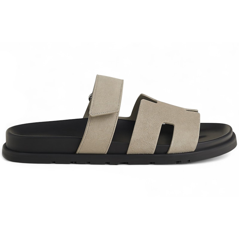 Hermes Chypre Sandal Beige Esquisse Suede Goatskin