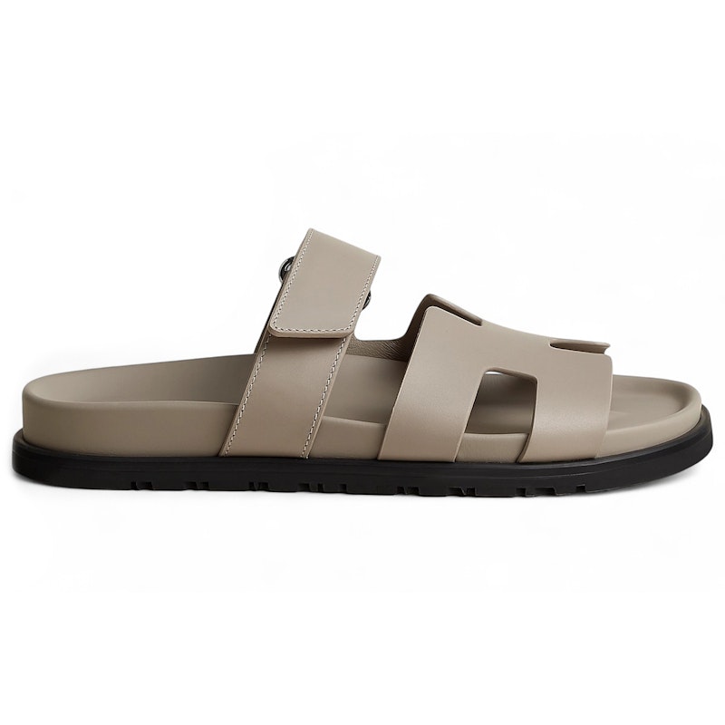 Hermes Chypre Sandal Beige Galet Calfskin (Women's)