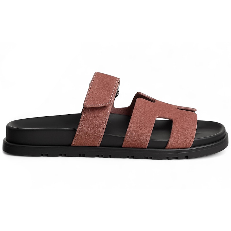 Hermes Chypre Sandal Rose Antique Suede Goatskin (Women's)