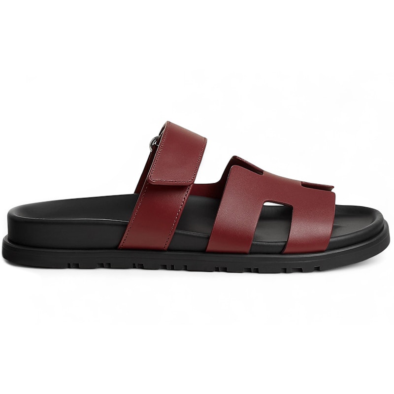 Hermes Chypre Sandal Rouge H Calfskin (Women's)