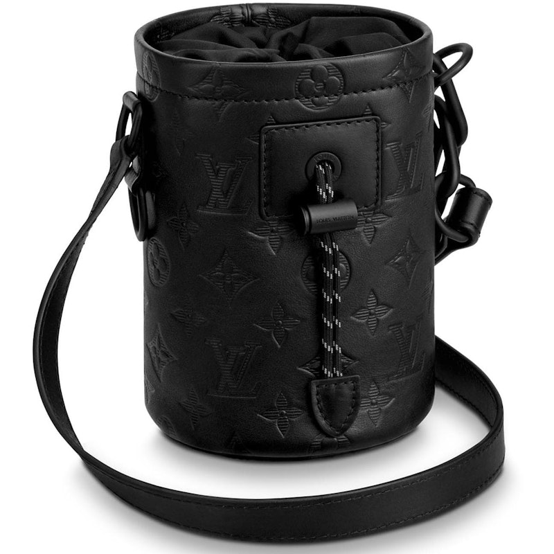 Louis Vuitton Chalk Nano Bag Monogram Shadow Black 1