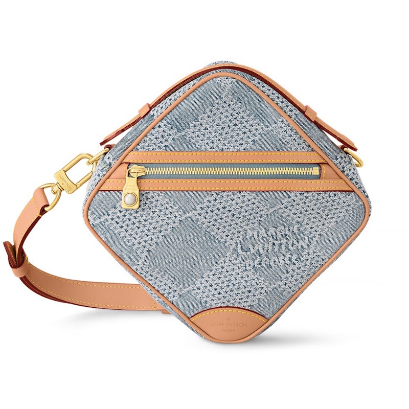 Louis Vuitton Chess Messenger Damier Denim 3D Blue Denim