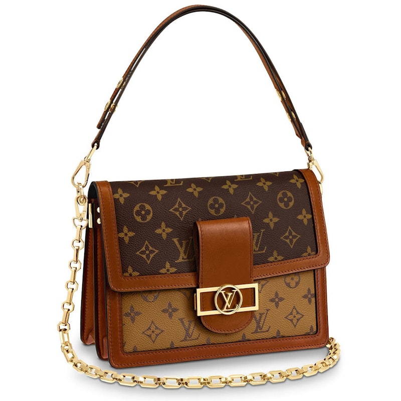Louis Vuitton Dauphine Monogram Reverse MM Brown