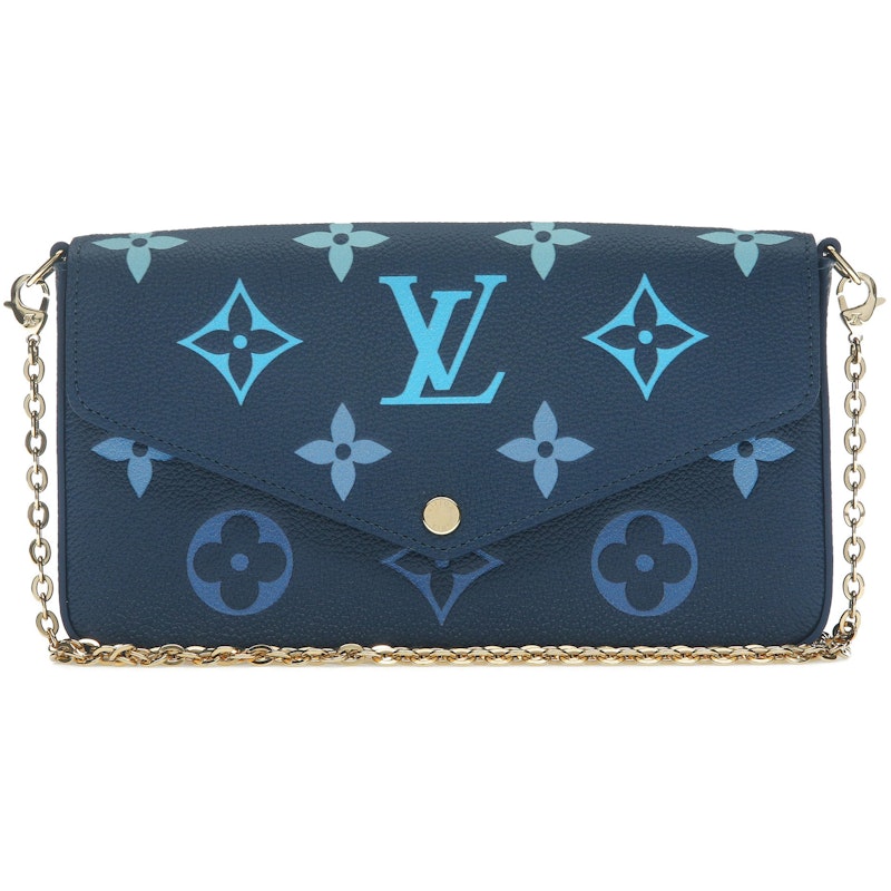 Louis Vuitton Felicie Pochette Gradient Blue
