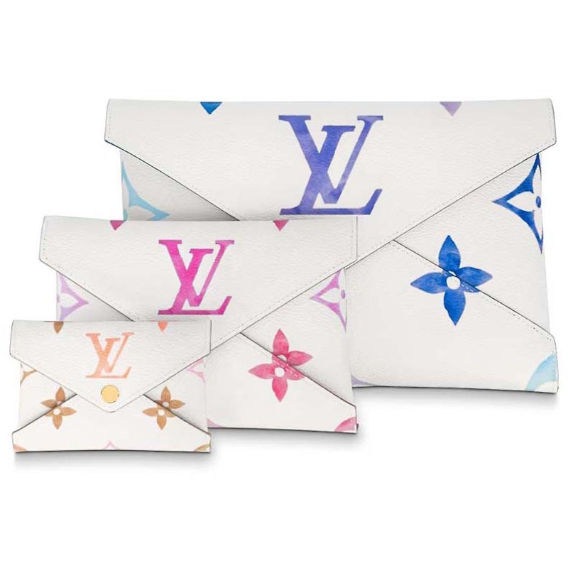 Louis Vuitton Kirigami Pochette Blue/Pink/Beige