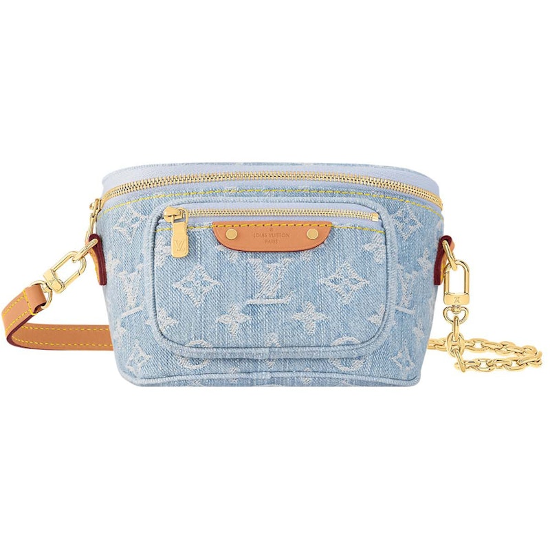Louis Vuitton Mini Bumbag Sky Blue Denim