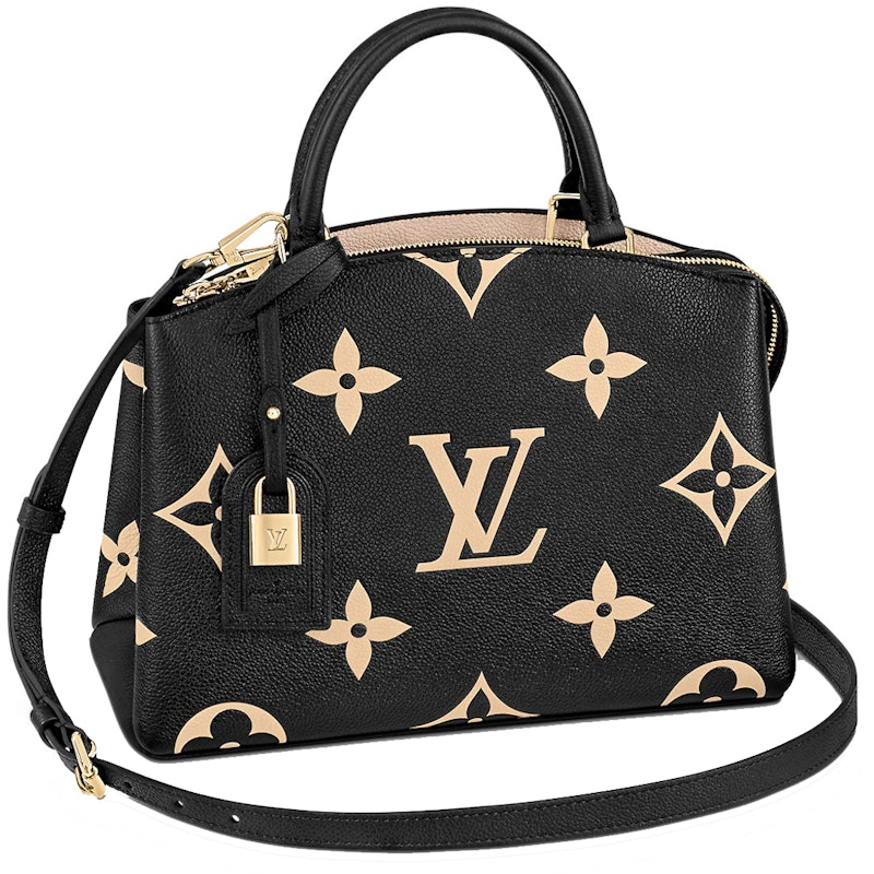 Louis Vuitton Petit Palais Empreinte Leather Black/Beige