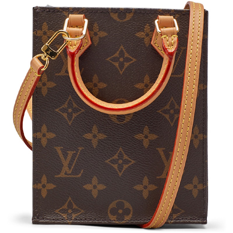 Louis Vuitton Petit Sac Plat Monogram Brown