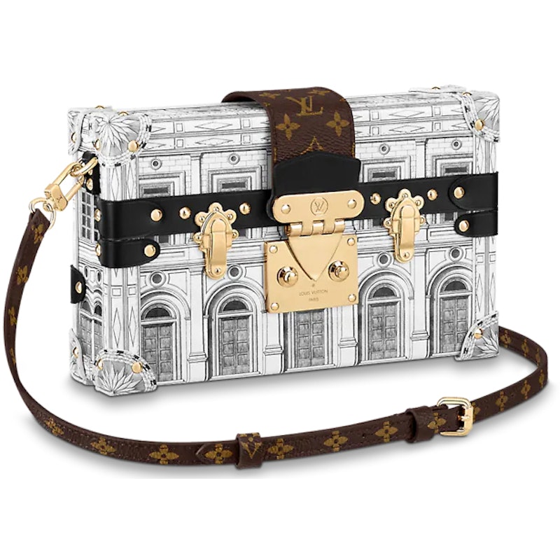 Louis Vuitton x Fornasetti Petite Malle Black/White