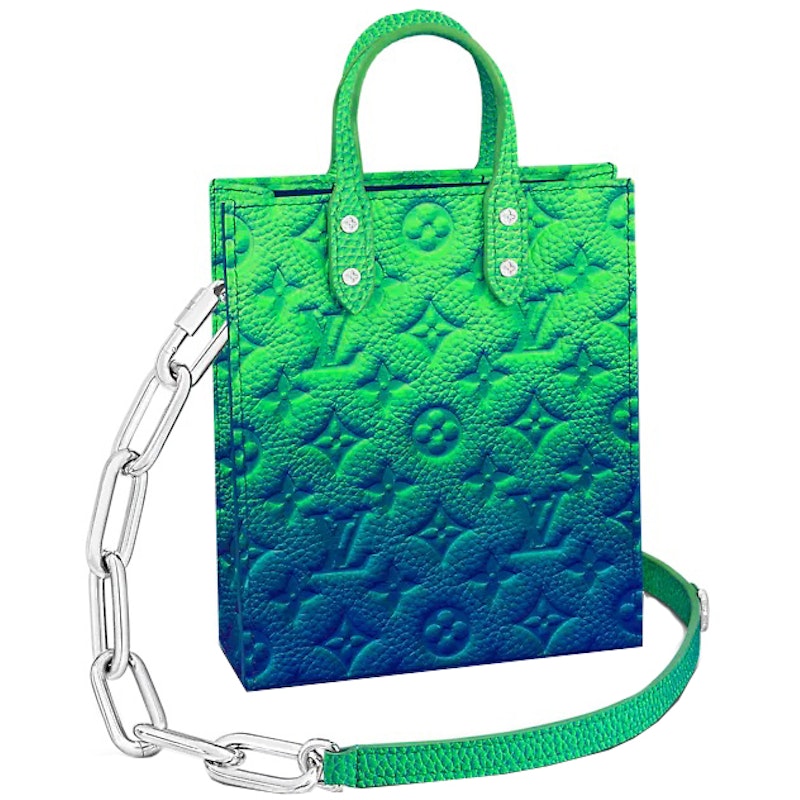 Louis Vuitton Sac Plat XS Taurillon Illusion Blue/Green