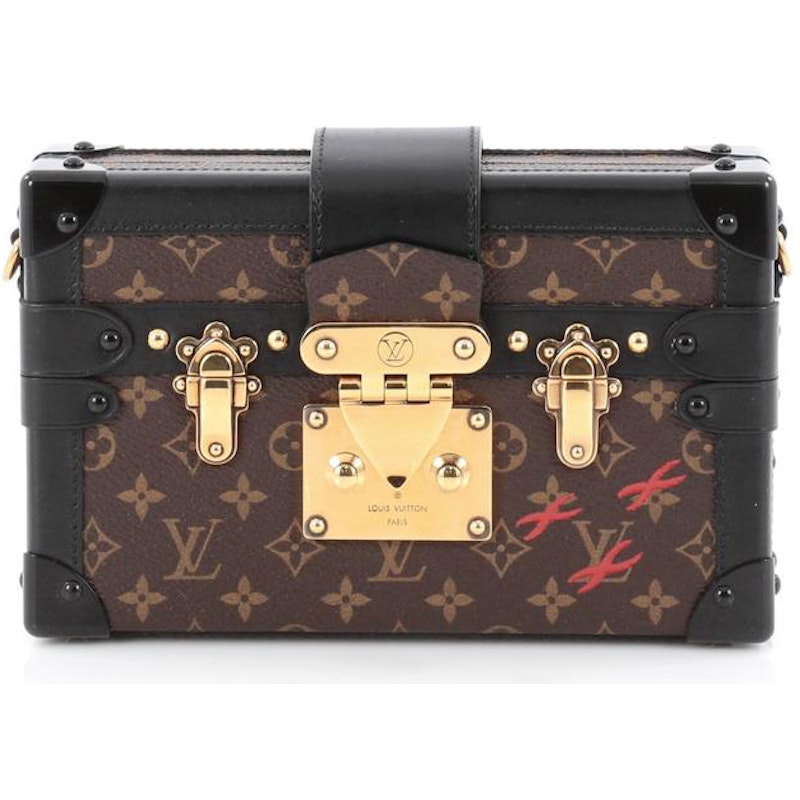 Louis Vuitton Petite Malle Monogram Black/Brown