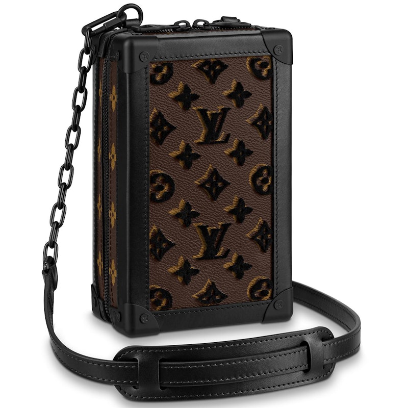 Louis Vuitton Vertical Soft Trunk Monogram Tuffetage Black 1