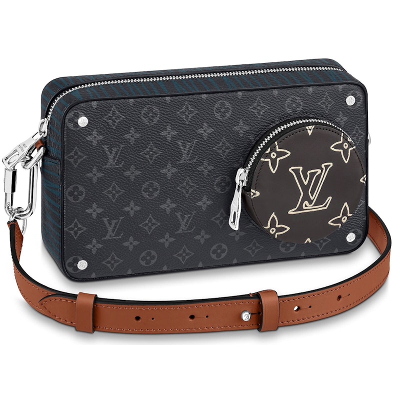 Louis Vuitton Volga On Strap Monogram Eclipse Patchwork Multicolor