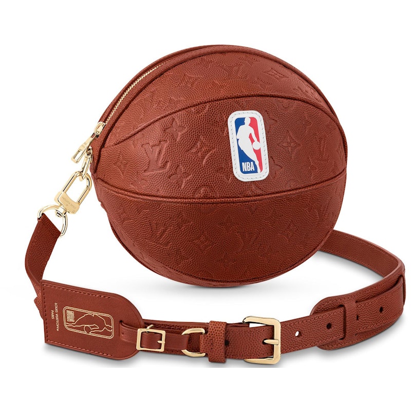 Louis Vuitton x NBA Ball in Basket Ball Grain Leather Black/White