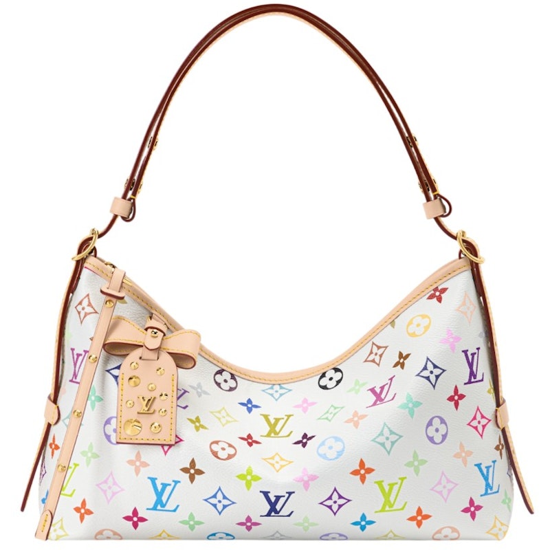 Louis Vuitton x Takashi Murakami CarryAll East West Multicolor White