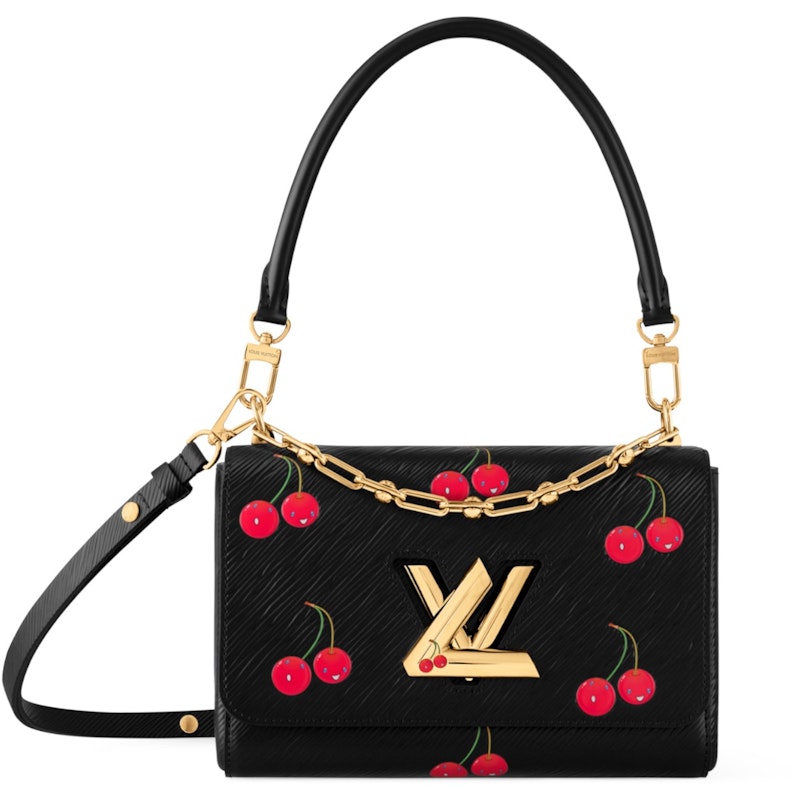 Louis Vuitton x Takashi Murakami Cherry Twist MM Black