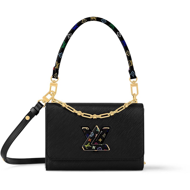 Louis Vuitton x Takashi Murakami Twist MM Slim Bag Black
