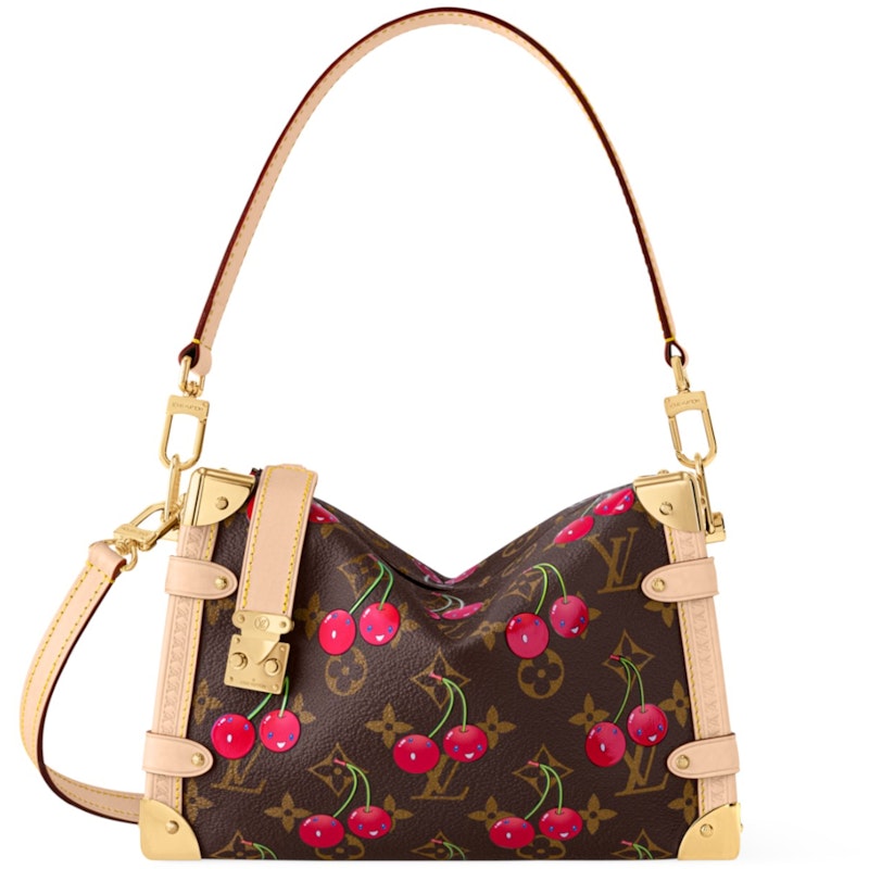 Louis Vuitton x Takashi Murakami Cherry Side Trunk MM Brown Monogram