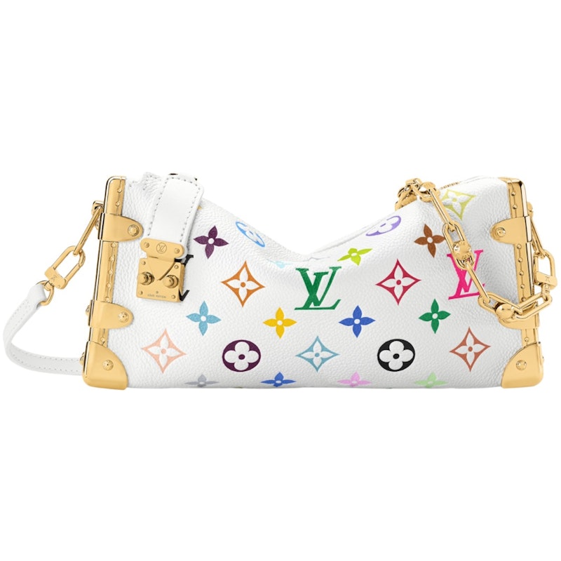 Louis Vuitton x Takashi Murakami Slim Trunk Multicolor White