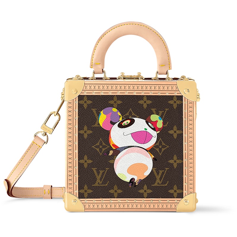 Louis Vuitton x Takashi Murakami Square Trunk Panda Monogram