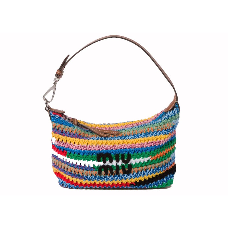 Miu Miu Crochet Pouch Multicolor