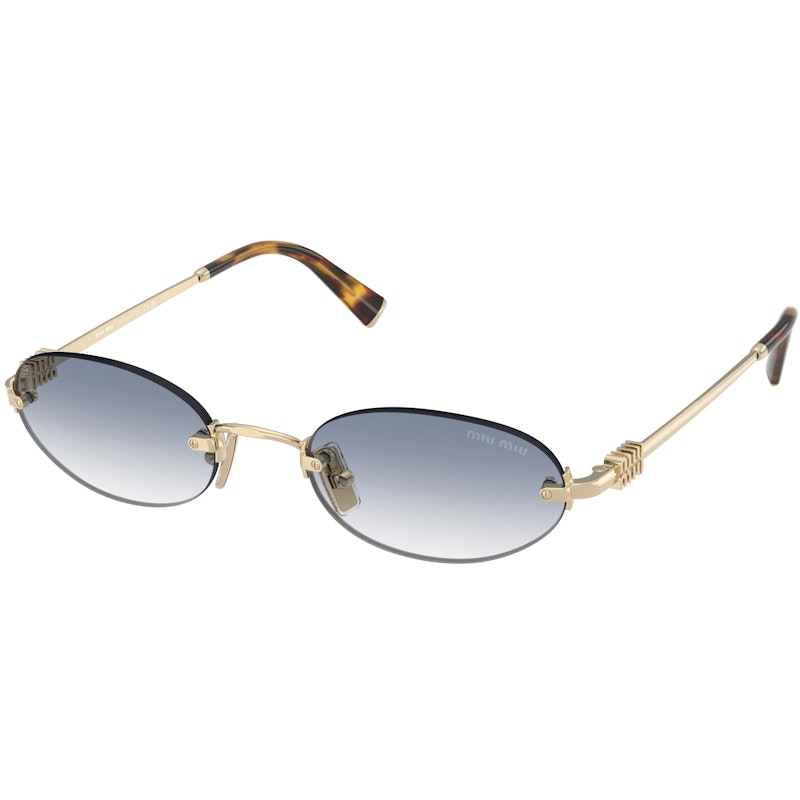 Miu Miu Logo Sunglasses Indigo (0MU A54S ZVN80O)