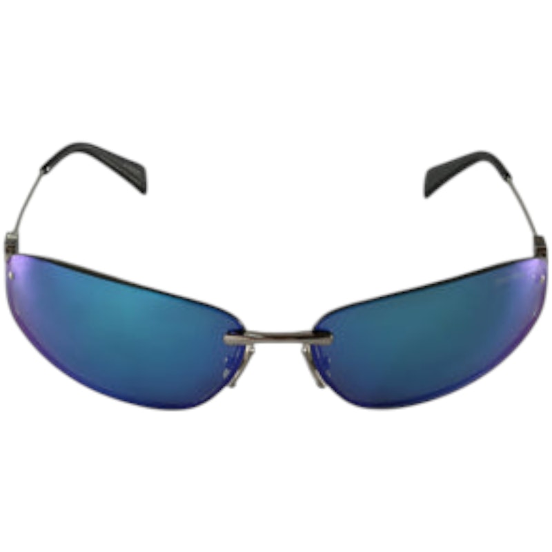 Miu Miu Miu Nocturne Sunglasses Mirrored Cyan (0MU A50S 1BC10K)