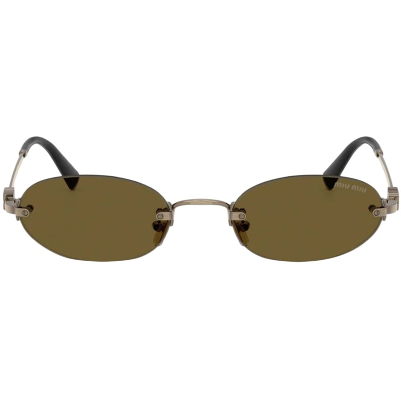 Miu Miu Oval Sunglasses CZ (0MU A54S 26C09Z)