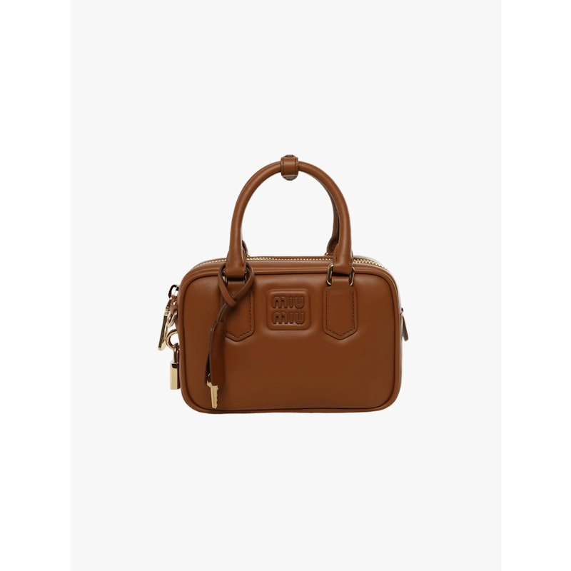 Miu Miu Softy Padded Bag Cognac