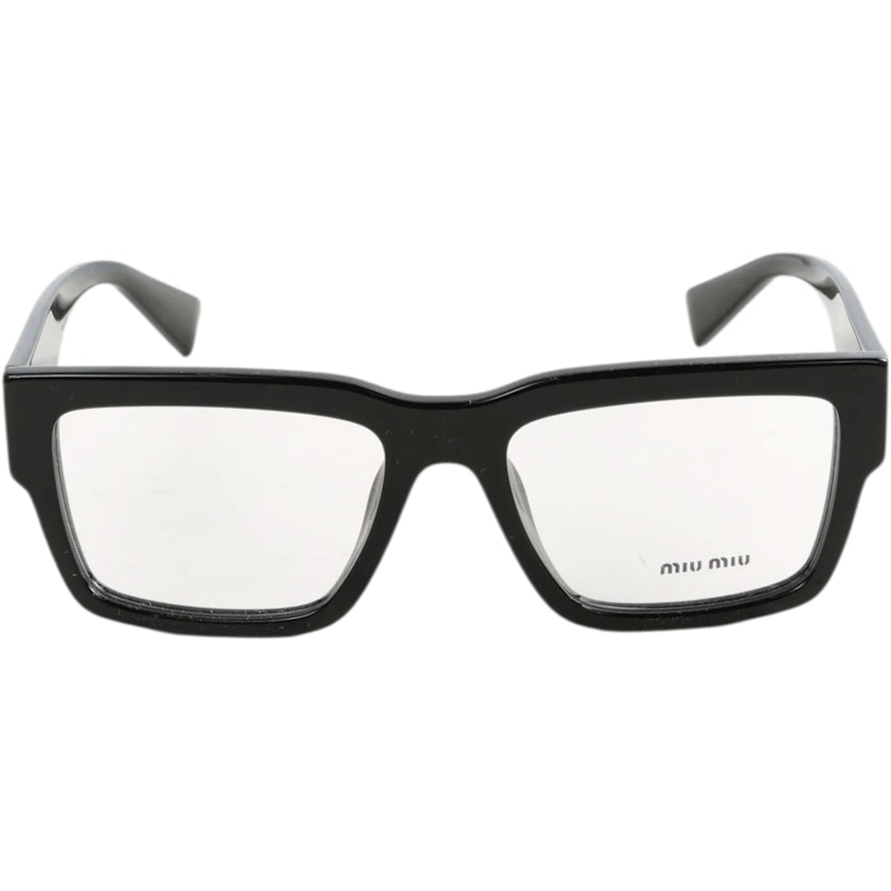 Miu Miu Women's Framed Clear Glasses Black