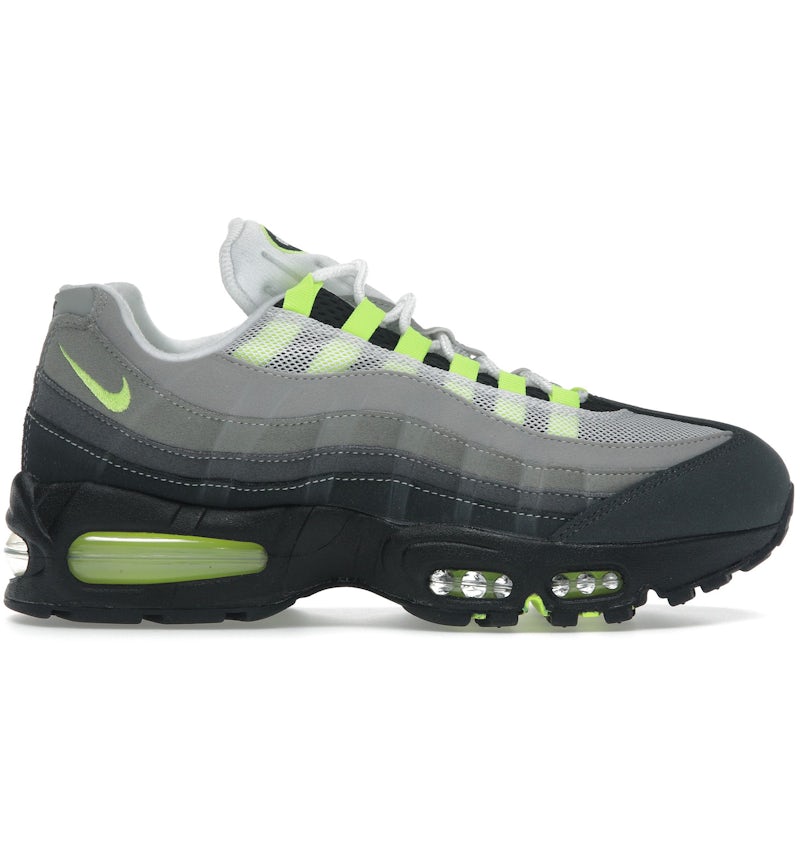 Layered Mesh Running Sneaker · Neon Yellow/Grey