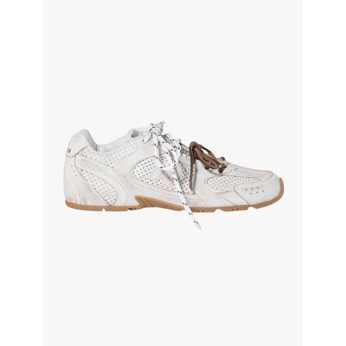 New Balance x Miu Miu 530 SL 温网白色皮革 1